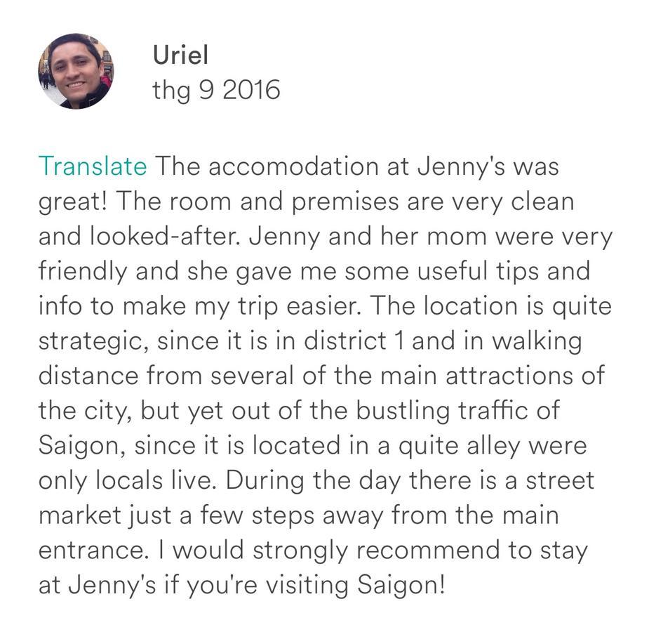 Jenny'S Place 1 Bandar Ho Chi Minh Luaran gambar